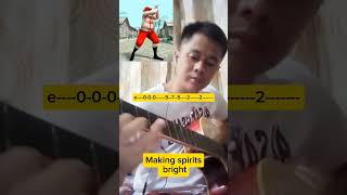 quotHow to Play Jingle Bells on Guitar Easy Tab Tutorialquot Play Along Christmas music [upl. by Odlo]