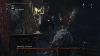 Bloodborne Pthumerian Descendant cheese stun out of second phase [upl. by Imhskal]