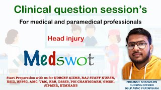 Question sessions head injury [upl. by Three]