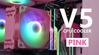 Vetroo V5 CPU Air Cooler  Pink [upl. by Sension667]