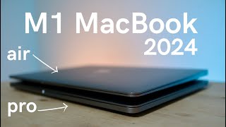 M1 Macbook Pro vs Macbook Air  WHICH ONE TO BUY IN 2024 [upl. by Eahc]