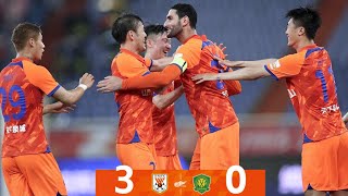 【比赛集锦】2023中超第19轮 山东泰山30北京国安 Highlights  Shandong Taishan 30 Beijing Guoan  CSL [upl. by Huntley]