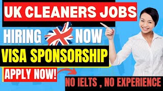 Visa Sponsorship Urgent Cleaning Janitor Jobs in UK 2024 Cleaners Jobs In The UK With Sponsorship [upl. by Evania976]