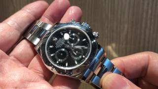 ROLEX DAYTONA 116520 black 尾期 [upl. by Latnahc266]