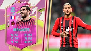 RAPID 💨 85 NEXT GENERATION THEO HERNANDEZ PLAYER REVIEW  FIFA 22 Ultimate Team [upl. by Azaleah]