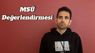 MSÜ DEĞERLENDİRMESİ [upl. by Korella]