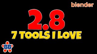 Blender 28  7 Awesome Modeling Tools You Dont Want to Miss for New Users [upl. by Narhem]