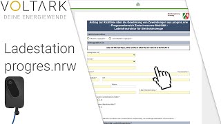 Antrag stellen Die Förderung für Ladestationen von progresNRW [upl. by Castara]