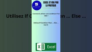 Comment utiliser une condition If en VBA [upl. by Goeselt617]