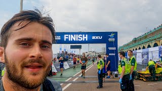 Brighton Marathon  Race Vlog [upl. by Illak]