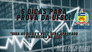 5 DICAS PARA O VESTIBULAR DA UFSC [upl. by Douglass]