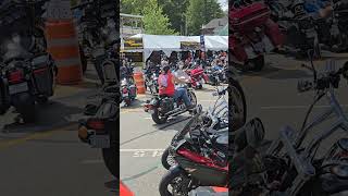 laconia bike week bikes rolling In  laconia bike week [upl. by Muscolo]