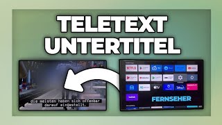 Fernseher Teletext Untertitel anschalten  ausschalten  Tutorial [upl. by Ellenor101]