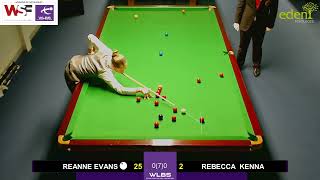 Reanne Evans vs Rebecca Kenna Final  Cue Ball Path [upl. by Lauryn260]