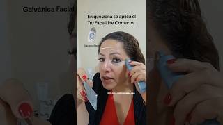 Galvánica Facial con el Tru Face Line Corrector belleza skincareantiage [upl. by Delle]