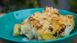 KartoffelBlumenkohlAuflauf Rezept  Der Bio Koch 672 [upl. by Naillimixam873]