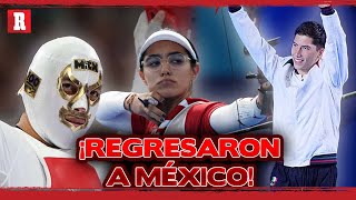 Los ATLETAS MEXICANOS regresaron de PARÍS 2024 y HABLARON sobre su PARTICIPACIÓN [upl. by Krebs159]