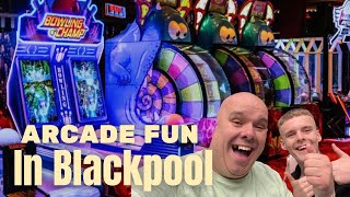 ARCADE FUN IN BLACKPOOL [upl. by Pincas]