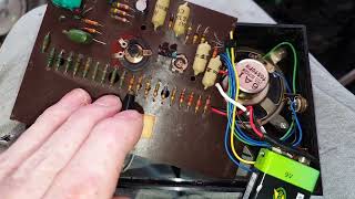 Repair of 1968 Dubreq Stylophone  Part 2 Its Working Now More Blown Caps [upl. by Malo]