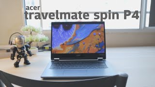 รีวิว Acer TravelMate Spin P4  Notebook  Tablet ทนทาน สำหรับนักธุรกิจ [upl. by Lahtnero]