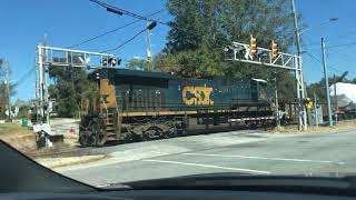 CSX 255 with Hybird K5LA leads S996 into Maxwell LHF on 102024 [upl. by Onavlis230]