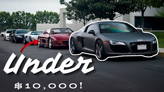 BEST Sports Cars Under 10k [upl. by Eillah]