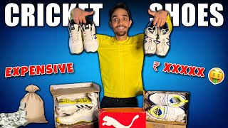 MY CRICKET SHOES UNBOXING😍 Expensive Cricket Shoes🔥 Cricket Cardio 500K Giveaway🎁 [upl. by Aiuqet]