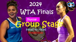 Jasmine Paolini vs Qinwen Zheng  2024 WTA Finals Group Stage Match Preview [upl. by Yetty]