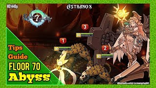 EPIC SEVEN Abyss Floor 70 Ethel of the Light Boss Silk Angelica Kluri Bellona Epic 7 Guide Tips [upl. by Stallworth269]