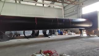 BS EN10219 S355JOH SSAW Steel Pipe shipment [upl. by Ackerman749]