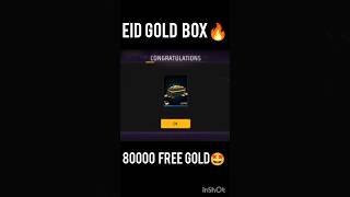 Eid Gold box 🔥80000 free gold freefireyoutubeshortsshorts viral [upl. by Viguerie]