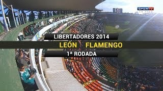 Gols  León MEX 2 x 1 Flamengo  Libertadores 2014  12022014 [upl. by Adis]