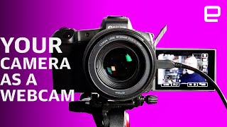 How to use your DSLR or mirrorless camera as a Zoom webcam athome [upl. by Ailak]