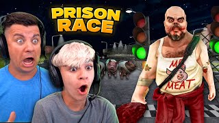 WE RACED MR MEAT out of the PRISON and ESCAPED Mr Meat 2 San Fermin Mod [upl. by Smallman]