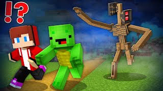 JJ and Mikey Escape The SIREN HEAD in Minecraft Challenge  Maizen JJ and Mikey [upl. by Anahoj]