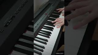 Lascia chio pianga piano cover shorts [upl. by Mada]