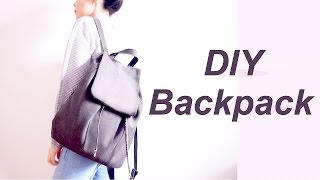 DIY Backpack  リュックサック  バックパックの作り方  手作教學  Costura  Sewing Tutorialㅣmadebyaya [upl. by Selie]