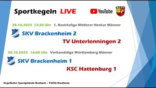 SKV Brackenheim 1  KSC Hattenburg 1 Verbandsliga Männer [upl. by Sinnard]