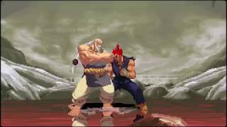 CXS  Gouken takes on Akuma quotI will stop you Brotherquot Capcom X SNK  Ikemen ONLINE 60fps [upl. by Sharity]