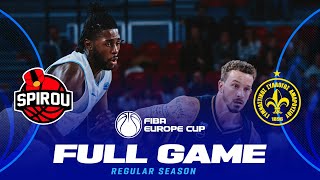 Spirou Basket v Maroussi Basketball Club  Full Basketball Game  FIBA Europe Cup 202425 [upl. by Niwhsa627]