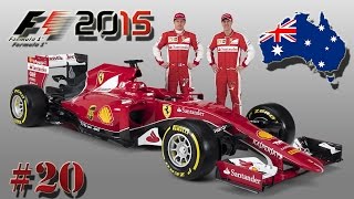 F1 Grand Prix AUSTRALIEN Lets Play F1 2015 20 Vettel im Ferrari [upl. by Leffen694]