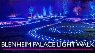 The Blenheim Palace Christmas Lights Trail in Just 3 Minutes [upl. by Eagle]