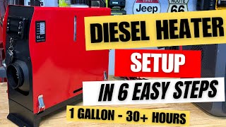 How To Set Up a Diesel Heater in 6 Easy Steps [upl. by Salina814]