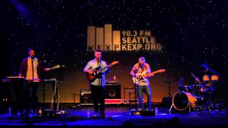 AltJ  Bloodflood Live on KEXP [upl. by Zipporah]