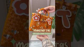 MAKEOVER TAS pake bahan pelapis furnitureSERU PWOLL 😍🔥 tiranissya diy makeover homedecor [upl. by Brod]