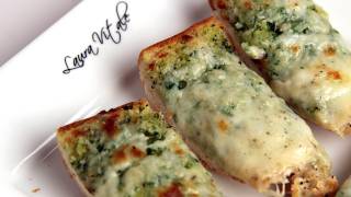 Cheesy Garlic Bread Recipe  Laura Vitale  Laura in the Kitchen Episode 288 [upl. by Eahsed]