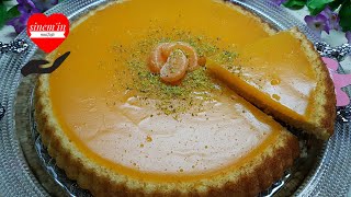 MANDALİNALI TART KEK TARİFİ [upl. by Penhall]