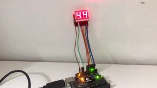 2 DIGIT 7 SEGMENT DISPLAY MULTIPLEXED TESTING ARDUINO [upl. by Harl]