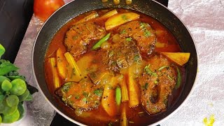 Easy Fish Curry  fish curry recipe  how to make fish curry  rohu fish curry [upl. by Nitfa]