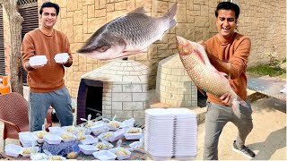 Aray wah Aaj Giant Fish bna k Distribute kr di [upl. by Bink]